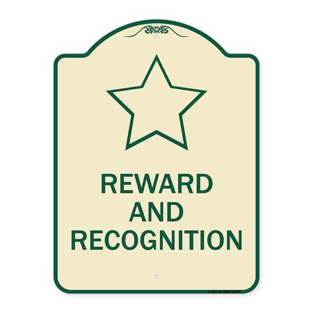 SIGNMISSION Reward and Recognition Heavy-Gauge Aluminum Architectural Sign, 24" x 18", TG-1824-22976 A-DES-TG-1824-22976